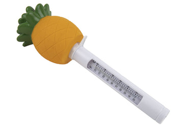 Cofan – Termómetro Flotante de Piña para Piscinas | Medición Precisa y Divertida | 23,5 x 6 cm